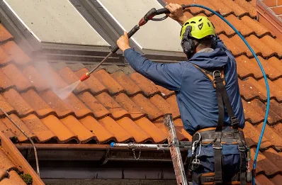 Démoussage et hydrofuge de toiture à Saou